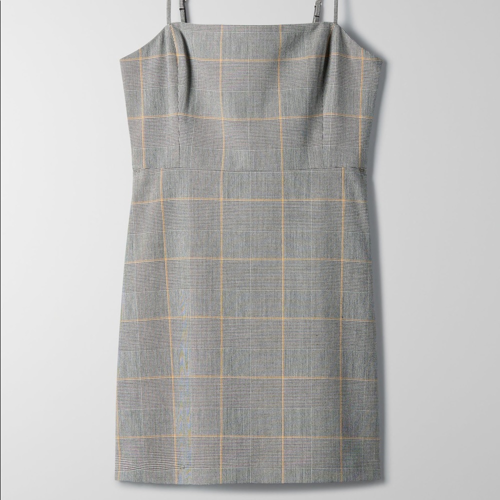 Aritzia New Check Classic Mini Dress